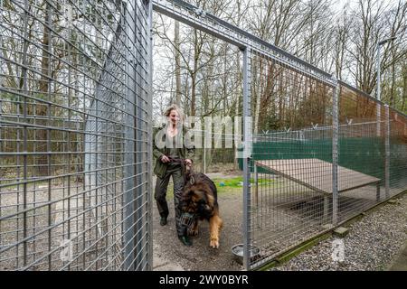 Hradec Kralove, Tschechische Republik. April 2024. Tierheim für Tiere in Hradec Kralove, Tschechische Republik, 3. April 2024. Quelle: David Tanecek/CTK Photo/Alamy Live News Stockfoto