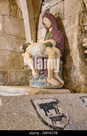 Die Kapelle (Capela) dos Cabrais wurde 1433 von den Eltern von Pedro Álvares Cabral in Belmonte erbaut. Pedro Álvares Cabral war der entdecker Stockfoto