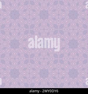 Elegantes, sehr schönes nahtloses lila-weißes Muster. Ethnischer Hintergrund im ornamentalen Stil. Geometrisch verziertes Wiederholungshintergrund. Dekorative Bucht Stockfoto