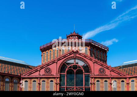 Mercat Sant Antoni im Viertel El Raval, Barcelona, Spanien Barcelona Katalonien Spanien *** Mercat Sant Antoni im Viertel El Raval, Barcelona, Sp Stockfoto