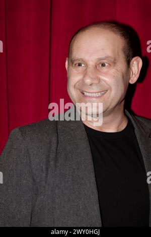 Paris, Frankreich. April 2024. Christian Legal nahm am 2. April 2024 an der Party der 80er-90er-Jahre in Paris Teil. Konzert der CitéStars Association zugunsten benachteiligter, misshandelter und/oder behinderter Kinder. Quelle: Bernard Menigault/Alamy Live News Stockfoto