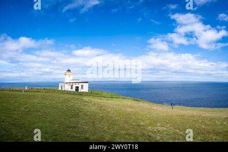 Duncansby Stacks and Cliff at North Sea, Duncansby Head, John O´Groats, Schottland, Großbritannien Stockfoto