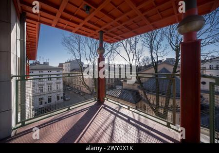 Jüdisches Gemeindezentrum von Kraków, Kazimierz, Krakau, Polen Stockfoto