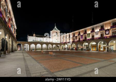 Plaza del Mercado Chico, Avila, Kastilien und Leon, Spanien Stockfoto