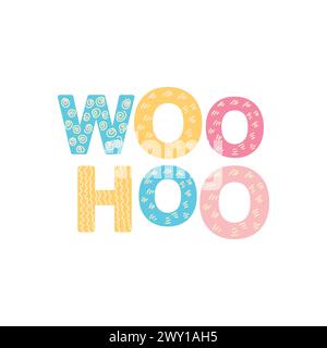 Niedliche Grußkarten für Babys im schlichten skandinavischen Stil und in Pastellfarben. Babyplakate, Karten, Kleidung, Kinderzimmer Stock Vektor