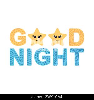 Niedliche Grußkarten für Babys im schlichten skandinavischen Stil und in Pastellfarben. Babyplakate, Karten, Kleidung, Kinderzimmer Stock Vektor