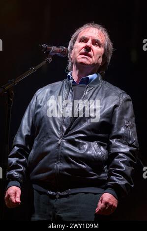 Der irische Sänger Chris de Burgh live beim Flashback Festival | Le chanteur irlandais Chris de Burgh en Concert au retrorama Flashback Festival. Stockfoto