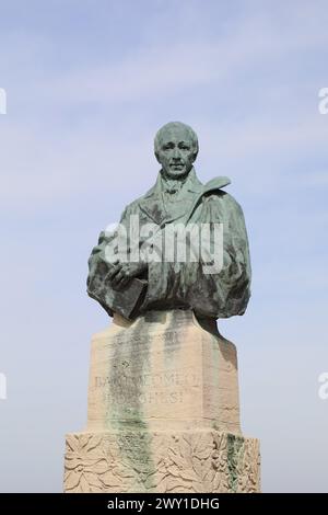 Bartolomeo Borghesi Denkmal in San Marino Stockfoto