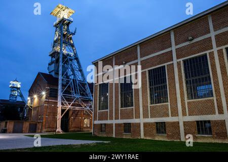 L'ancien-Standort Minier de Wallers Bergbaustelle Wallers Stockfoto