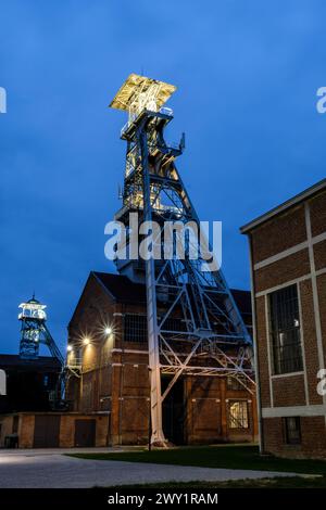 L'ancien-Standort Minier de Wallers Bergbaustelle Wallers Stockfoto