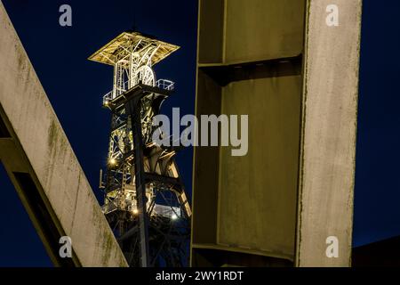 L'ancien-Standort Minier de Wallers Bergbaustelle Wallers Stockfoto