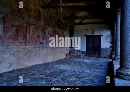 Kirche Santa Maria von Baamorto, Monforte de Lemos, Lugo, Spanien Stockfoto