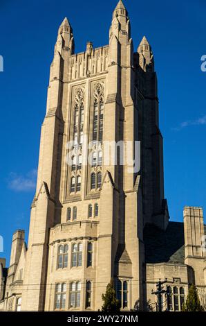 Sheffield-Sterling-Strathcona Hall, Außenansicht, Yale University, New Haven, Connecticut, USA Stockfoto