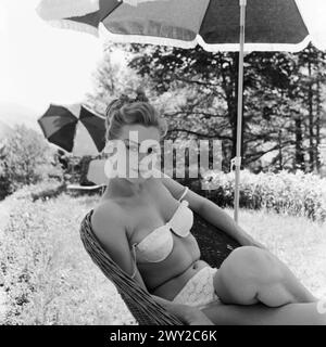 Ferien vom Ich, Spielfilm, Deutschland 1963, Regie: Hans Grimm, Darstellerin: Marlene Schröter Stockfoto