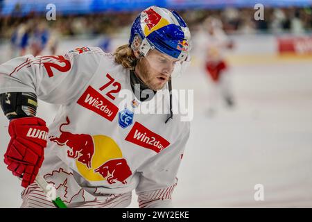 EV Red Bull Salzburg vs HCB Südtirol Alperia am 02.04.2024 in Salzburg Österreich Stockfoto