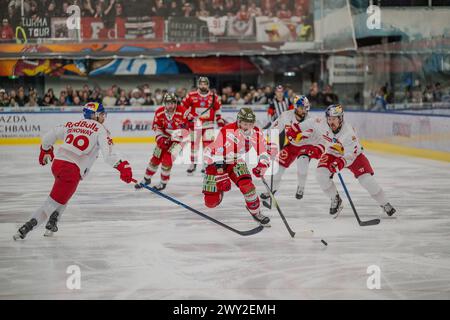 EV Red Bull Salzburg vs HCB Südtirol Alperia am 02.04.2024 in Salzburg Österreich Stockfoto