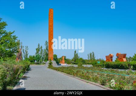 Sommertag am Sardarapat Memorial Memorial in Armenien Stockfoto