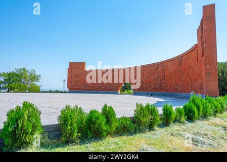 Sommertag am Sardarapat Memorial Memorial in Armenien Stockfoto