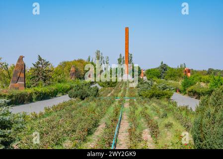 Sommertag am Sardarapat Memorial Memorial in Armenien Stockfoto