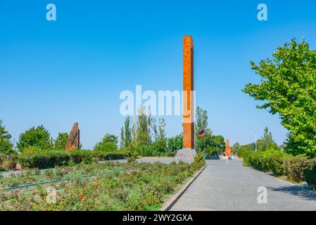 Sommertag am Sardarapat Memorial Memorial in Armenien Stockfoto