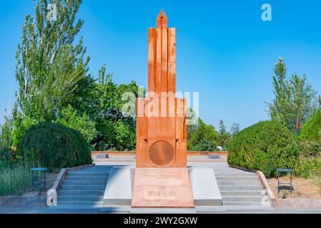 Sommertag am Sardarapat Memorial Memorial in Armenien Stockfoto