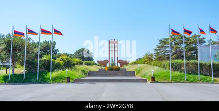 Sommertag am Sardarapat Memorial Memorial in Armenien Stockfoto