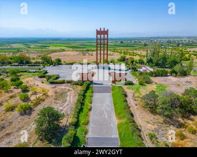 Sommertag am Sardarapat Memorial Memorial in Armenien Stockfoto