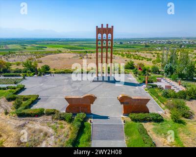 Sommertag am Sardarapat Memorial Memorial in Armenien Stockfoto