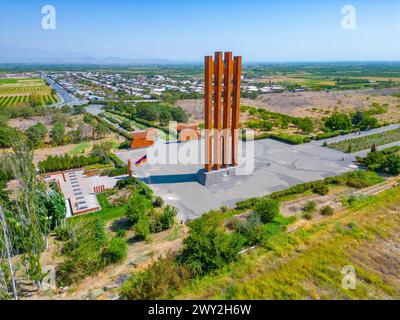 Sommertag am Sardarapat Memorial Memorial in Armenien Stockfoto