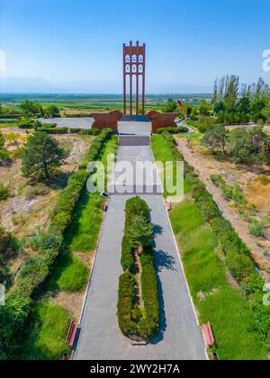 Sommertag am Sardarapat Memorial Memorial in Armenien Stockfoto