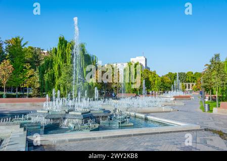 Brunnen im Vardanyans' Park in Jerewan, Armenien Stockfoto