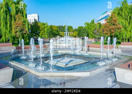 Brunnen im Vardanyans' Park in Jerewan, Armenien Stockfoto