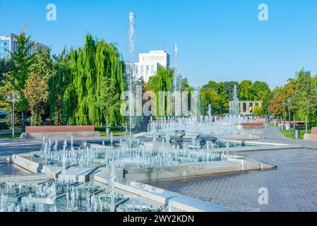 Brunnen im Vardanyans' Park in Jerewan, Armenien Stockfoto