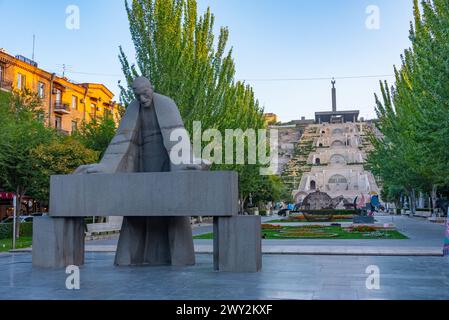 Alexander Tamanyan Statue in Jerewan, Armenien Stockfoto