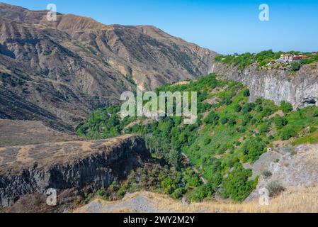 Berglandschaft des Azat-Tals in Armenien Stockfoto