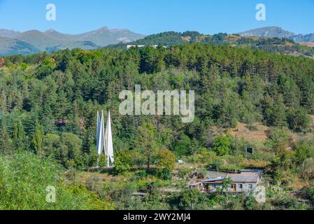 50 Jahre Gedenkfeier der Sowjetunion in Dilijan, Armenien Stockfoto