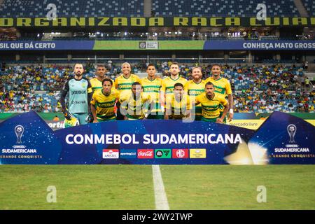 Cuiaba, Brasilien. April 2024. MT - CUIABA - 04/03/2024 - COPA SUL-AMERICANA 2024, CUIABA (Foto: Gil Gomes/AGIF/SIPA USA) Credit: SIPA USA/Alamy Live News Stockfoto