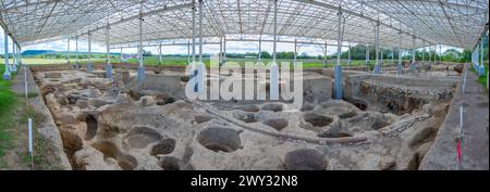 Die Ruinen der antiken Stadt Gabala in Aserbaidschan Stockfoto