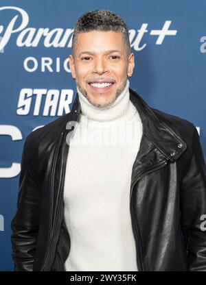 Wilson Cruz nimmt am 3. April 2024 an der Premiere der Star Trek: Discovery Final Season am AMC Lincoln Square in New York Teil Stockfoto