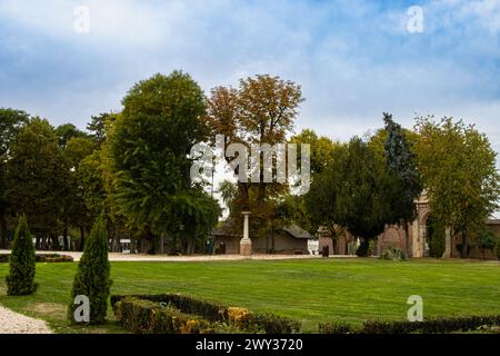 Mogosoaia Park im Mogosoaia Palace Stockfoto