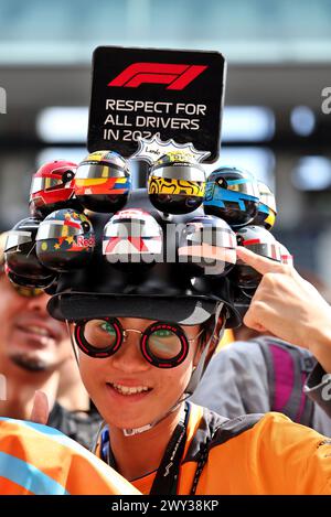 Suzuka, Japan. April 2024. Kreislaufatmosphäre – Lüfter. Formel-1-Weltmeisterschaft, Rd 4, großer Preis von Japan, Donnerstag, 4. April 2024. Suzuka, Japan. Quelle: James Moy/Alamy Live News Stockfoto