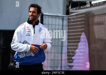 Suzuka, Japan. April 2024. Daniel Ricciardo (aus) RB. 04.04.2024. Formel-1-Weltmeisterschaft, Rd 4, Großer Preis Von Japan, Suzuka, Japan, Vorbereitungstag. Das Foto sollte lauten: XPB/Alamy Live News. Stockfoto