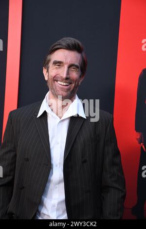 Los Angeles, Kalifornien, USA 3. April 2024 der Schauspieler Sharlto Copley nimmt am 3. April 2024 in Los Angeles, Kalifornien, die Premiere von Universal Pictures Monkey man im TCL Chinese Theatre in Los Angeles, Kalifornien, USA, Teil. Foto: Barry King/Alamy Live News Stockfoto