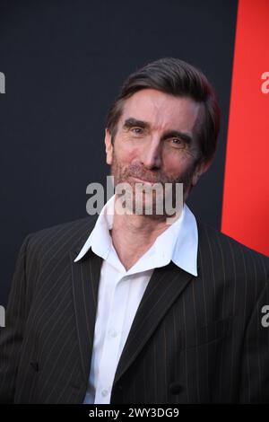 Los Angeles, Kalifornien, USA 3. April 2024 der Schauspieler Sharlto Copley nimmt am 3. April 2024 in Los Angeles, Kalifornien, die Premiere von Universal Pictures Monkey man im TCL Chinese Theatre in Los Angeles, Kalifornien, USA, Teil. Foto: Barry King/Alamy Live News Stockfoto