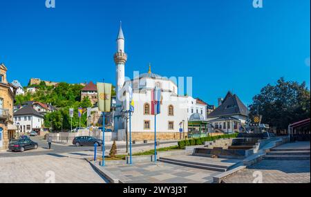 ESMA Sultana Moschee Moschee in der bosnischen Stadt Jajce Stockfoto