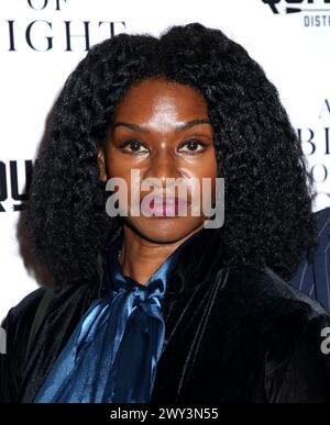 New York City, USA. April 2024. Jenny Jules nahm am 3. April 2024 an der New Yorker Filmvorführung A Bit of Light im Crosby Street Hotel in New York Teil © Steven Bergman/AFF-USA.COM Credit: AFF/Alamy Live News Stockfoto