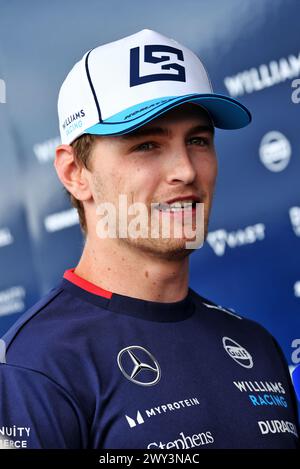 Suzuka, Japan. April 2024. Logan Sargeant (USA) Williams Racing. Formel-1-Weltmeisterschaft, Rd 4, großer Preis von Japan, Donnerstag, 4. April 2024. Suzuka, Japan. Quelle: James Moy/Alamy Live News Stockfoto