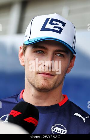 Suzuka, Japan. April 2024. Logan Sargeant (USA) Williams Racing. Formel-1-Weltmeisterschaft, Rd 4, großer Preis von Japan, Donnerstag, 4. April 2024. Suzuka, Japan. Quelle: James Moy/Alamy Live News Stockfoto