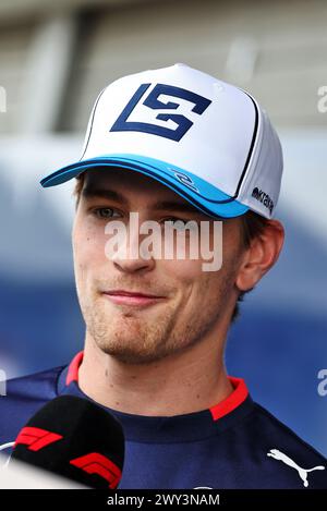 Suzuka, Japan. April 2024. Logan Sargeant (USA) Williams Racing. Formel-1-Weltmeisterschaft, Rd 4, großer Preis von Japan, Donnerstag, 4. April 2024. Suzuka, Japan. Quelle: James Moy/Alamy Live News Stockfoto