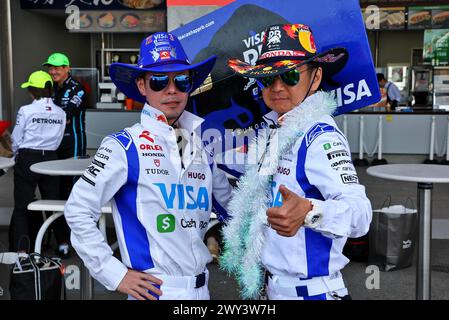 Suzuka, Japan. April 2024. Kreislaufatmosphäre – RB-Lüfter. 04.04.2024. Formel-1-Weltmeisterschaft, Rd 4, Großer Preis Von Japan, Suzuka, Japan, Vorbereitungstag. Das Foto sollte lauten: XPB/Alamy Live News. Stockfoto